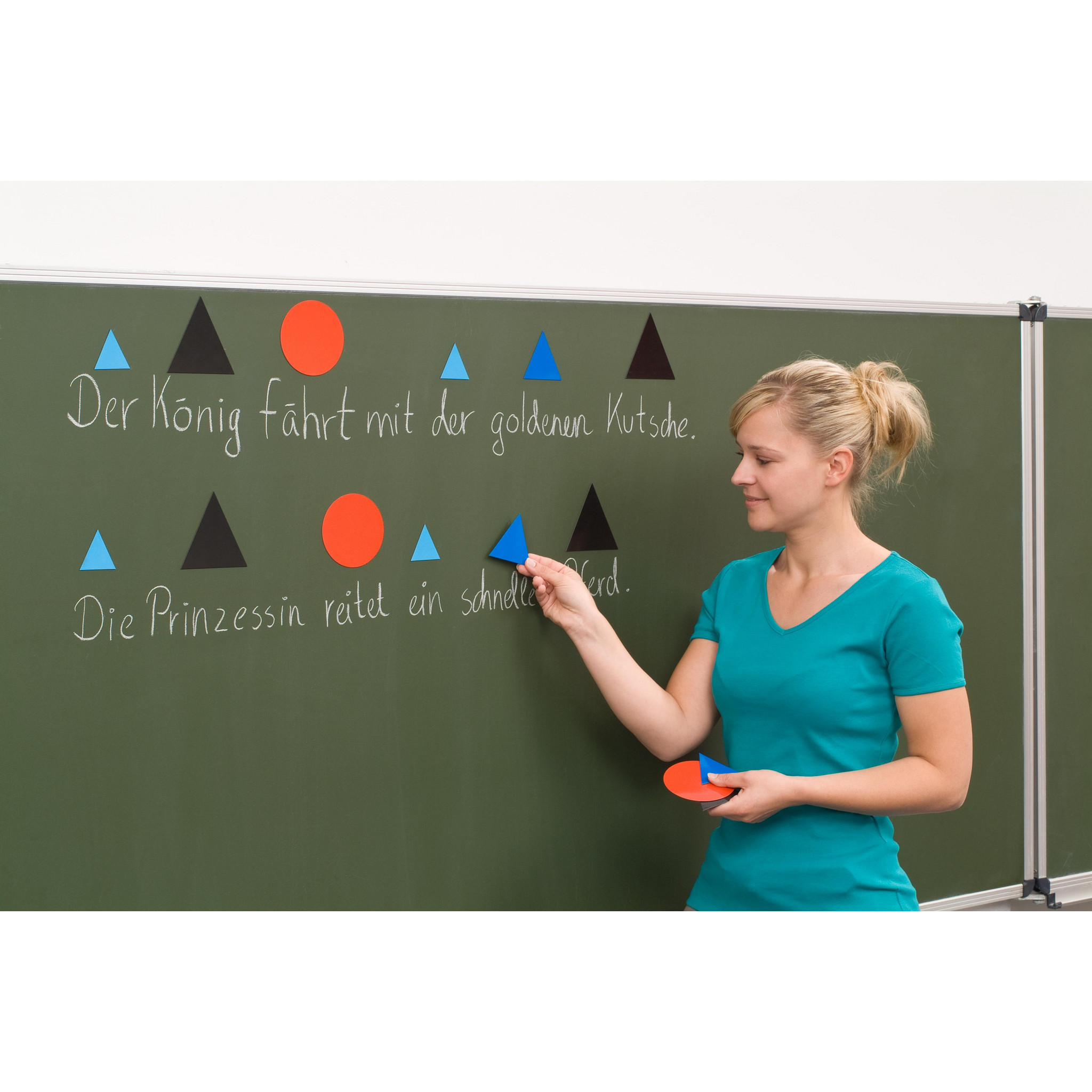 Magnetische Wortartensymbole für die Stahltalfel, 6-9 Jahre