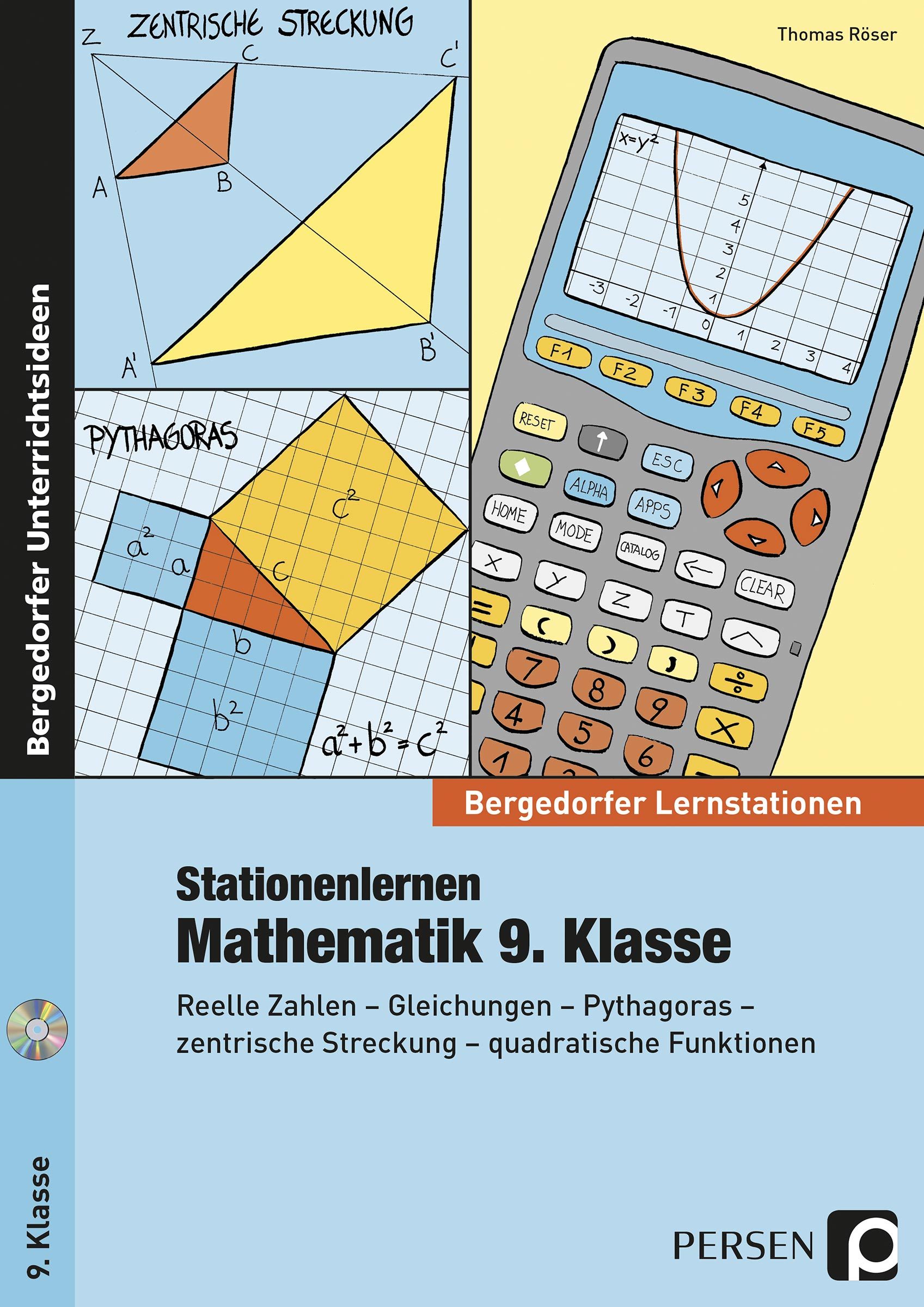 Stationenlernen Mathematik, Buch inkl. CD, 9. Klasse