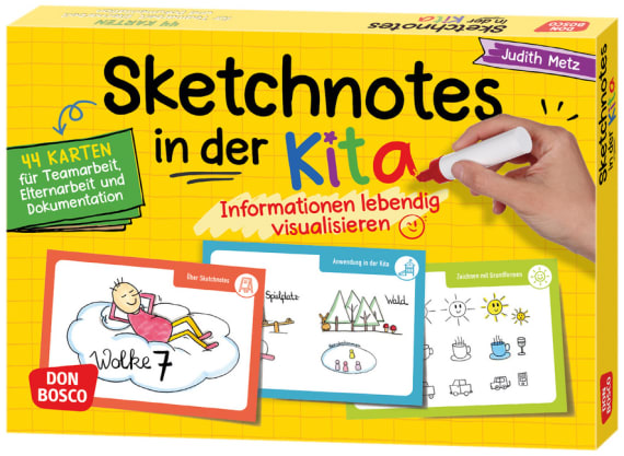 Sketchnotes in der Kita, Kartensatz