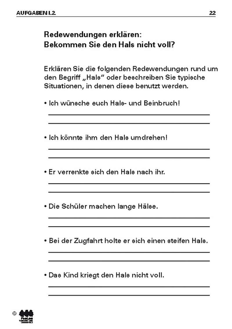 Hast du Worte? 1, Ordner