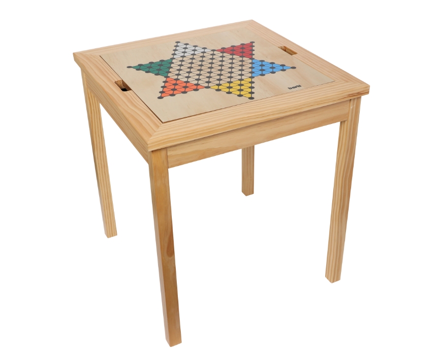 Spieltisch mit 5 Spielen, inkl. Spielfiguren