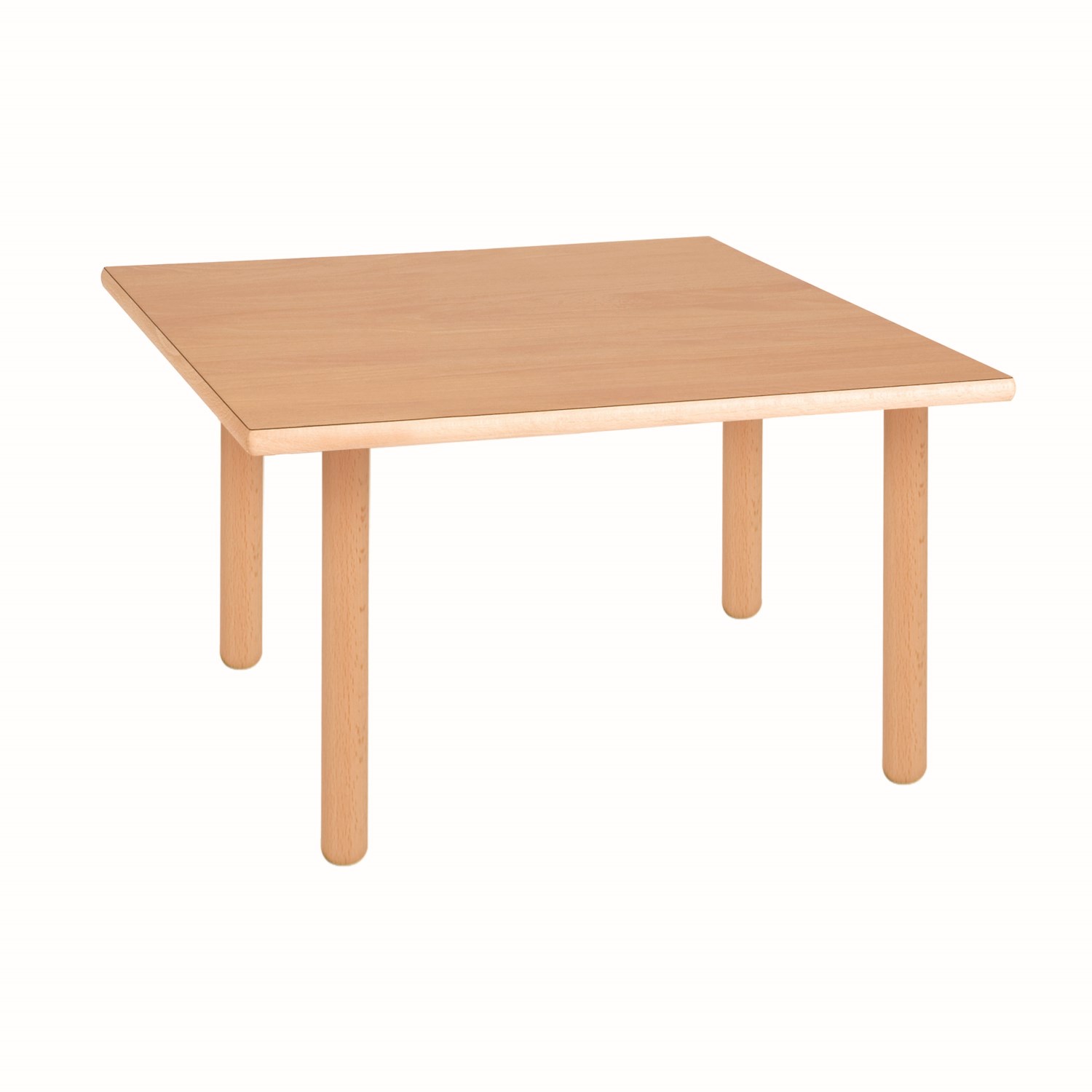 Tischplatte viereckig: Buche - 64 x 64 x 2 cm