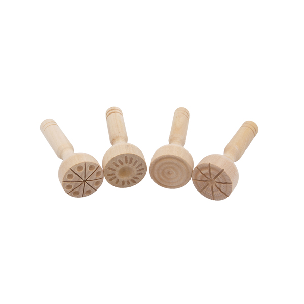 Knet-Stempel-Set mit 4 Stempeln
