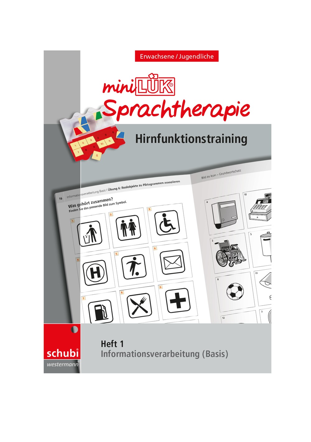 miniLÜK Sprachtherapie - Hirnfunktionstraining, Heft 1, ab 16 Jahre