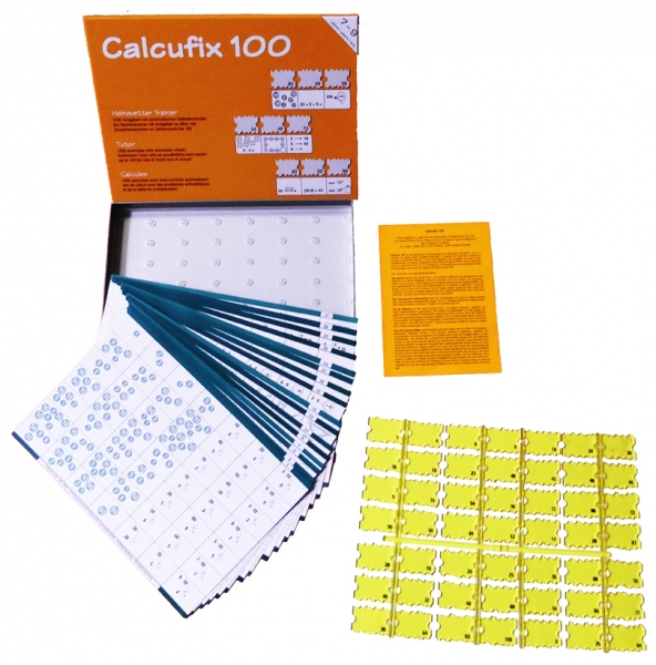 Calcufix 100, mathematische Puzzle-Spiele, 2.-3. Klasse