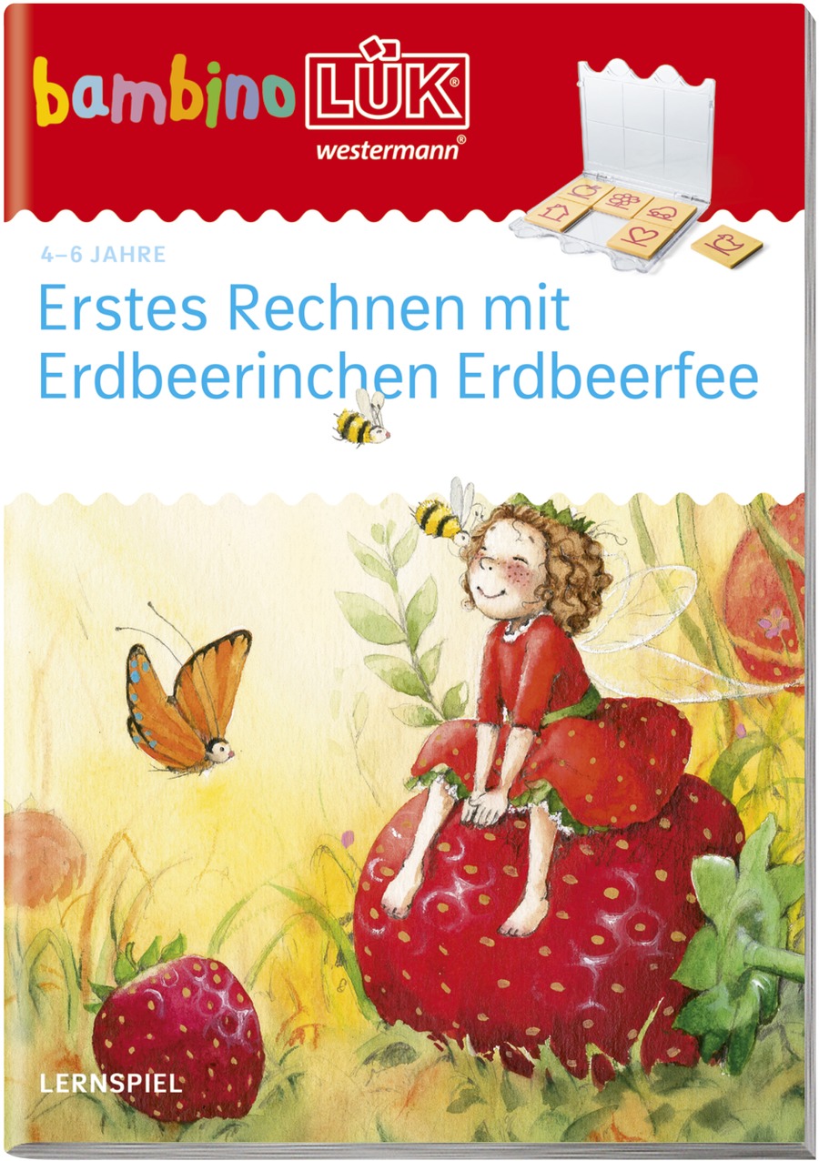 bambinoLÜK Erstes Rechnen mit Erdbeerinchen Erdbeerfee, Heft, ab 4 Jahre