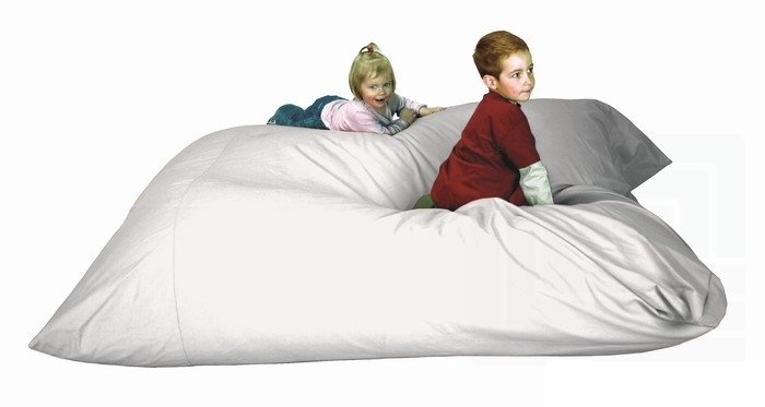 Riesen-Kuschelkissen WEISS, 200 x 200 x 30 cm