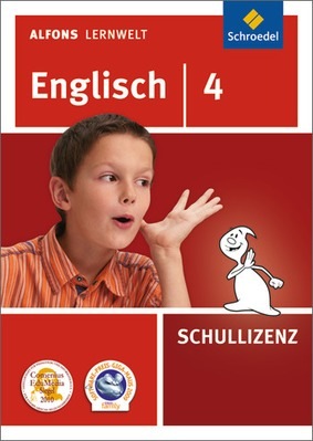 Alfons Lernwelt Englisch 4 Schullizenz, DVD-ROM