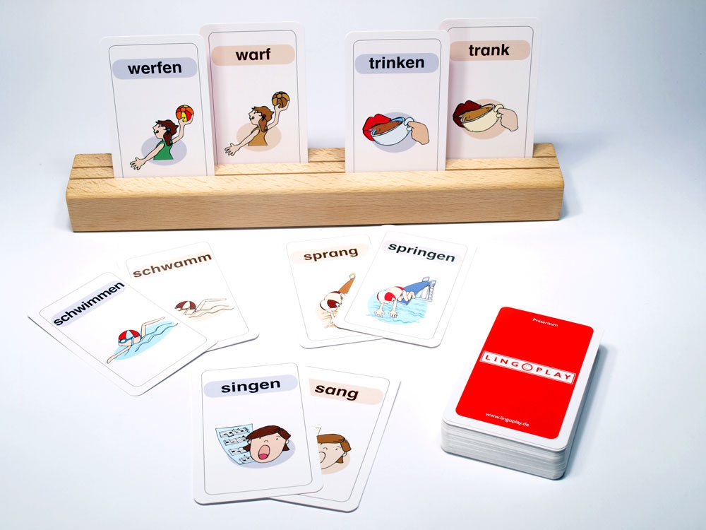 LingoCards Deutsch Lernen Präteritum - unregelmäßige Verben?, Lernspiel, ab 9 Jahre