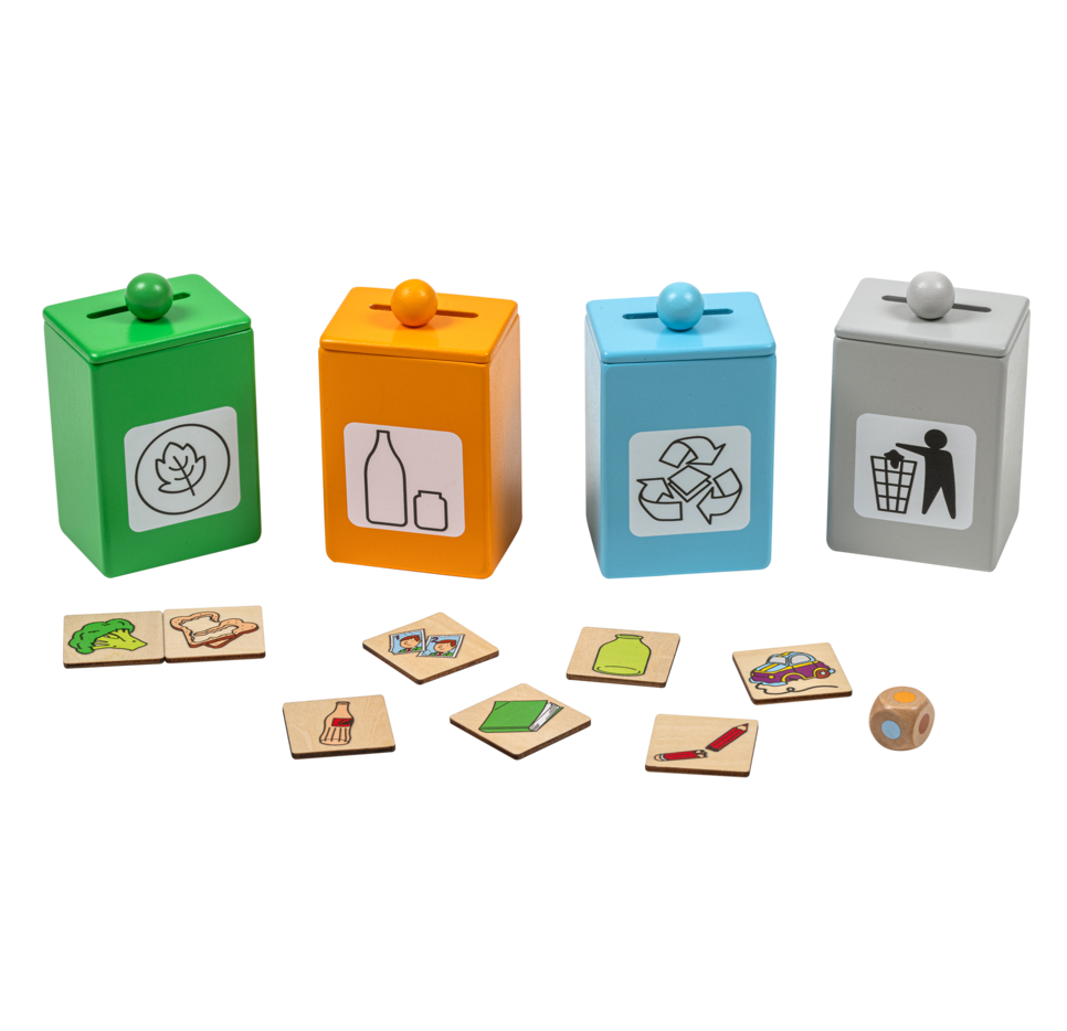 Abfallrecycling, Sortierspiel