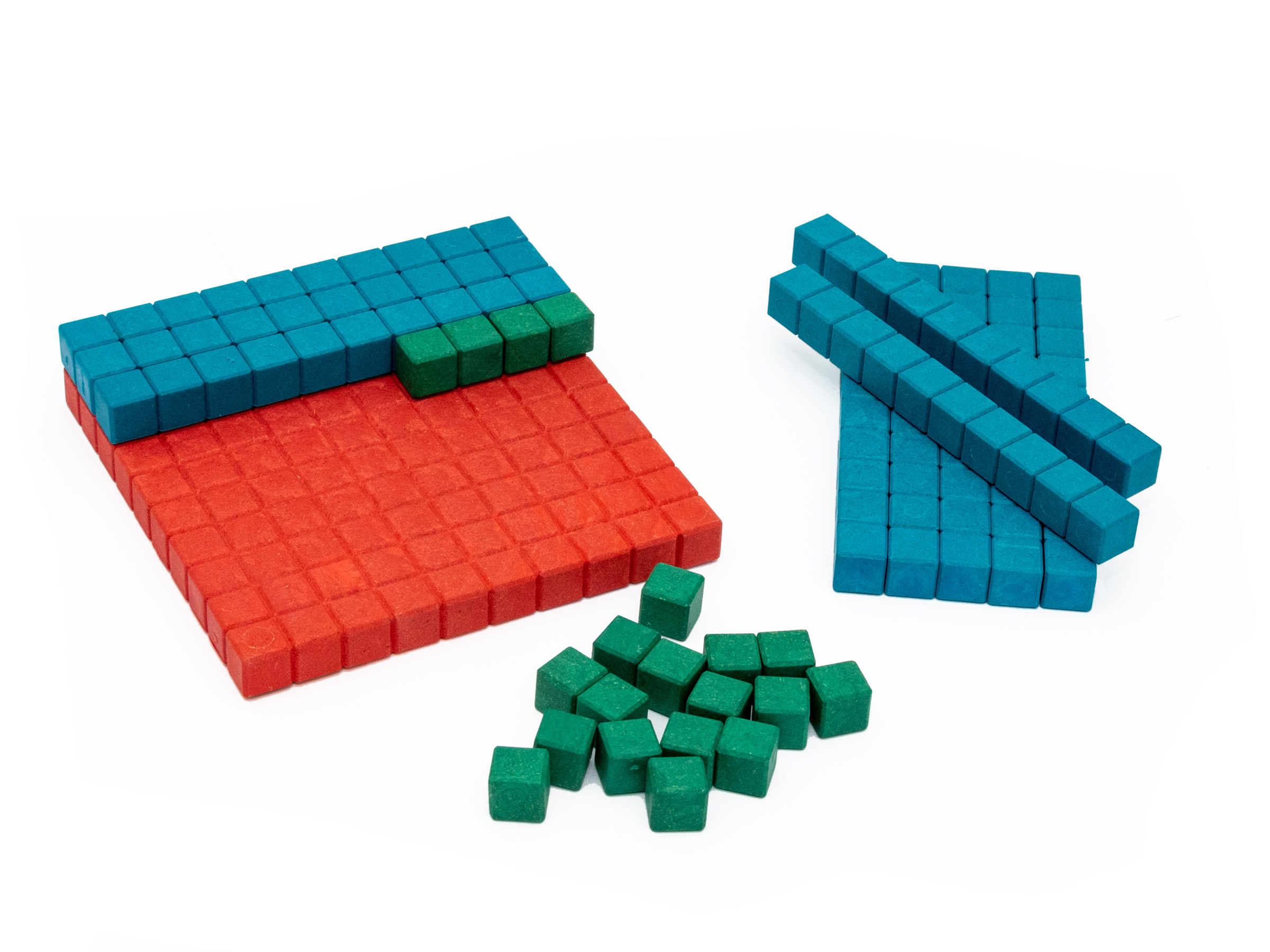 Dienes Schülerset, COMPUTANDI MINI, 31-teilig, aus RE-Wood® bunt