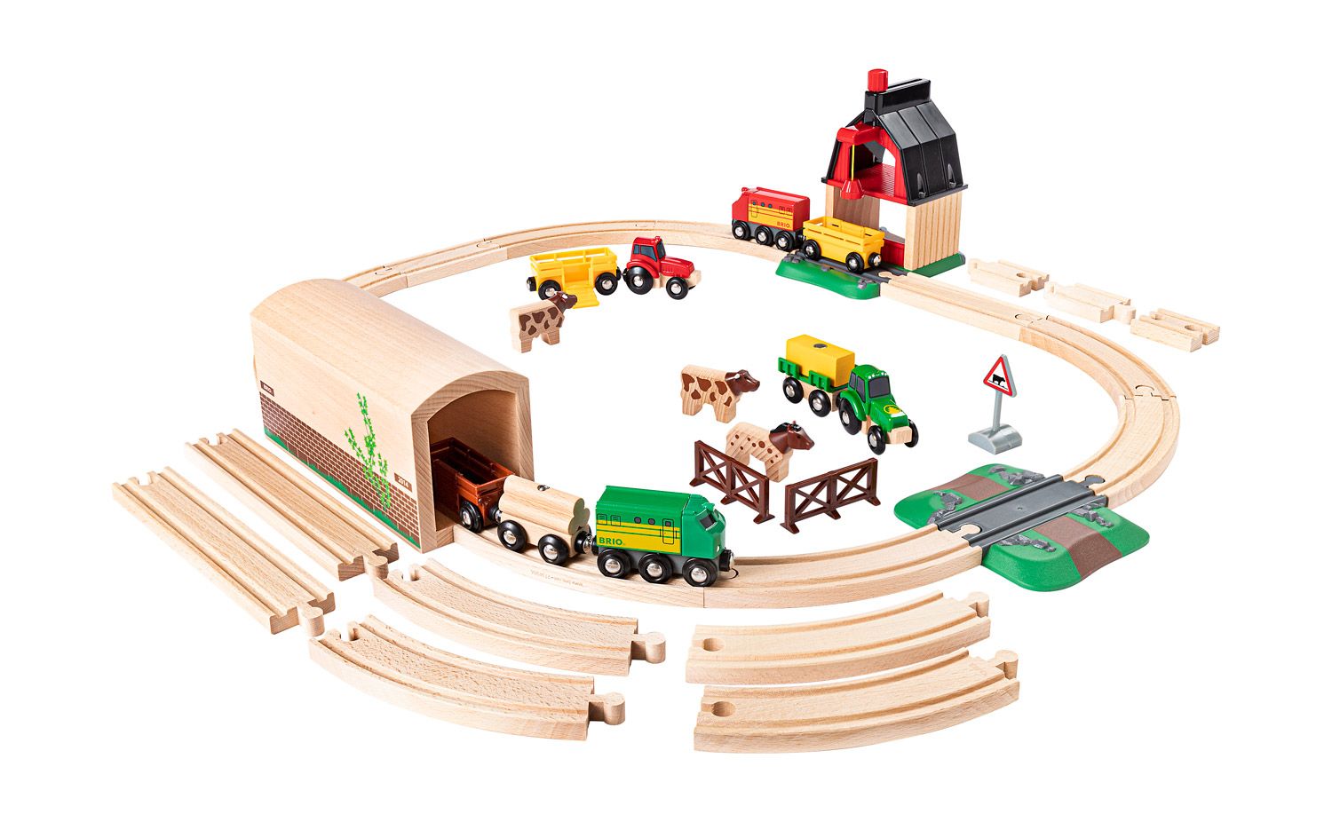 Brio Bauernhof Set, Holzspielzeug, ab 3 Jahre
