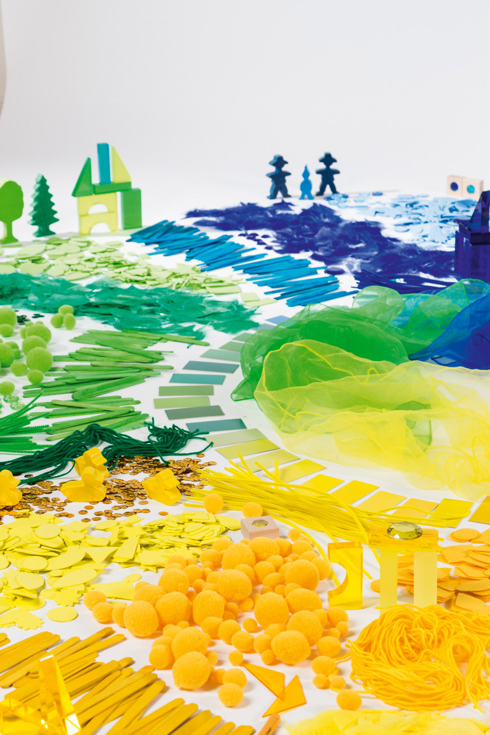 Farblegetäfelchen, Legespiel, ab 3 Jahre