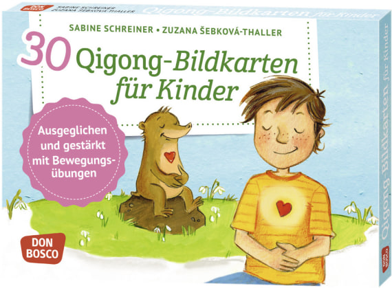 30 Qigong-Bildkarten für Kinder, ab 4 Jahre