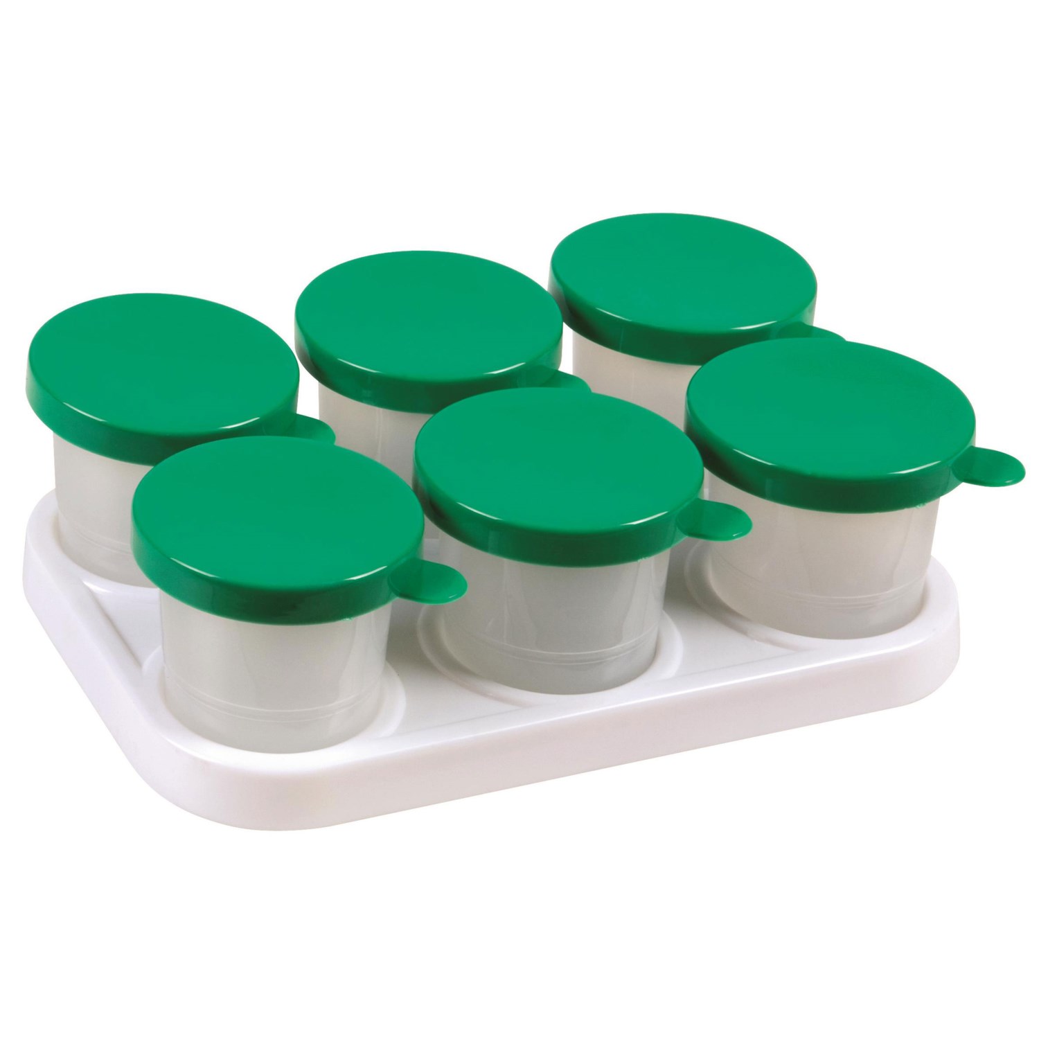Kunststoffhalter mit 6 Farbtöpfen 320 ml