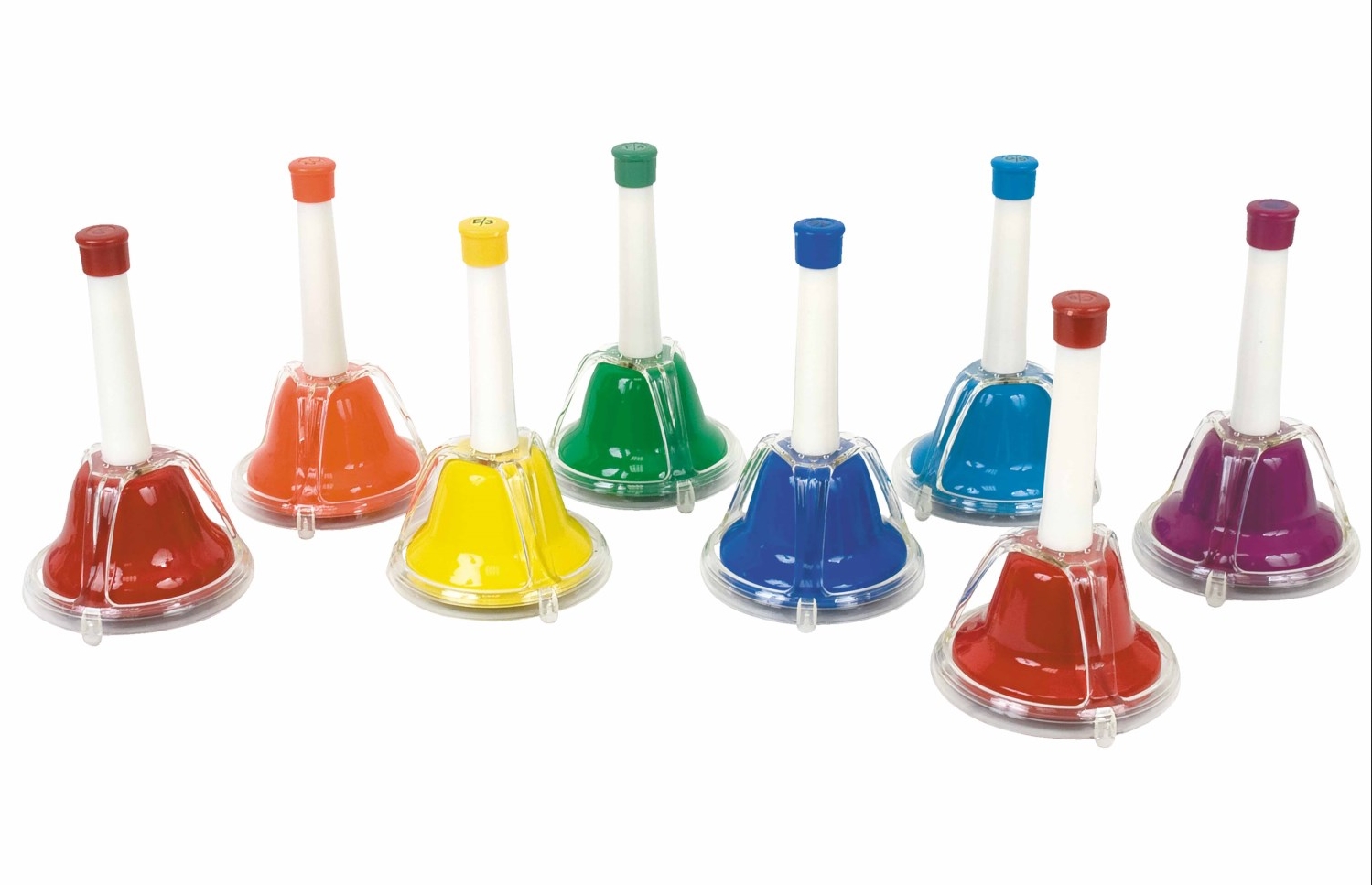 Farbiger Glockensatz, Montessori Sinnesmaterial, 0-3 Jahre