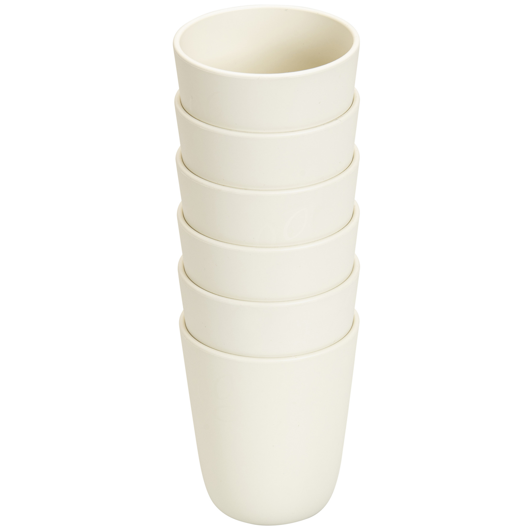 treeNside Becher, 200 ml, 6er-Set perlweiß