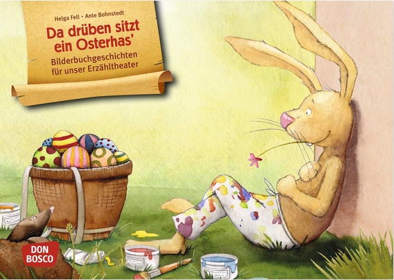 Kamishibai Bildkartenset - Da drüben sitzt ein Osterhas', 2-6 Jahre