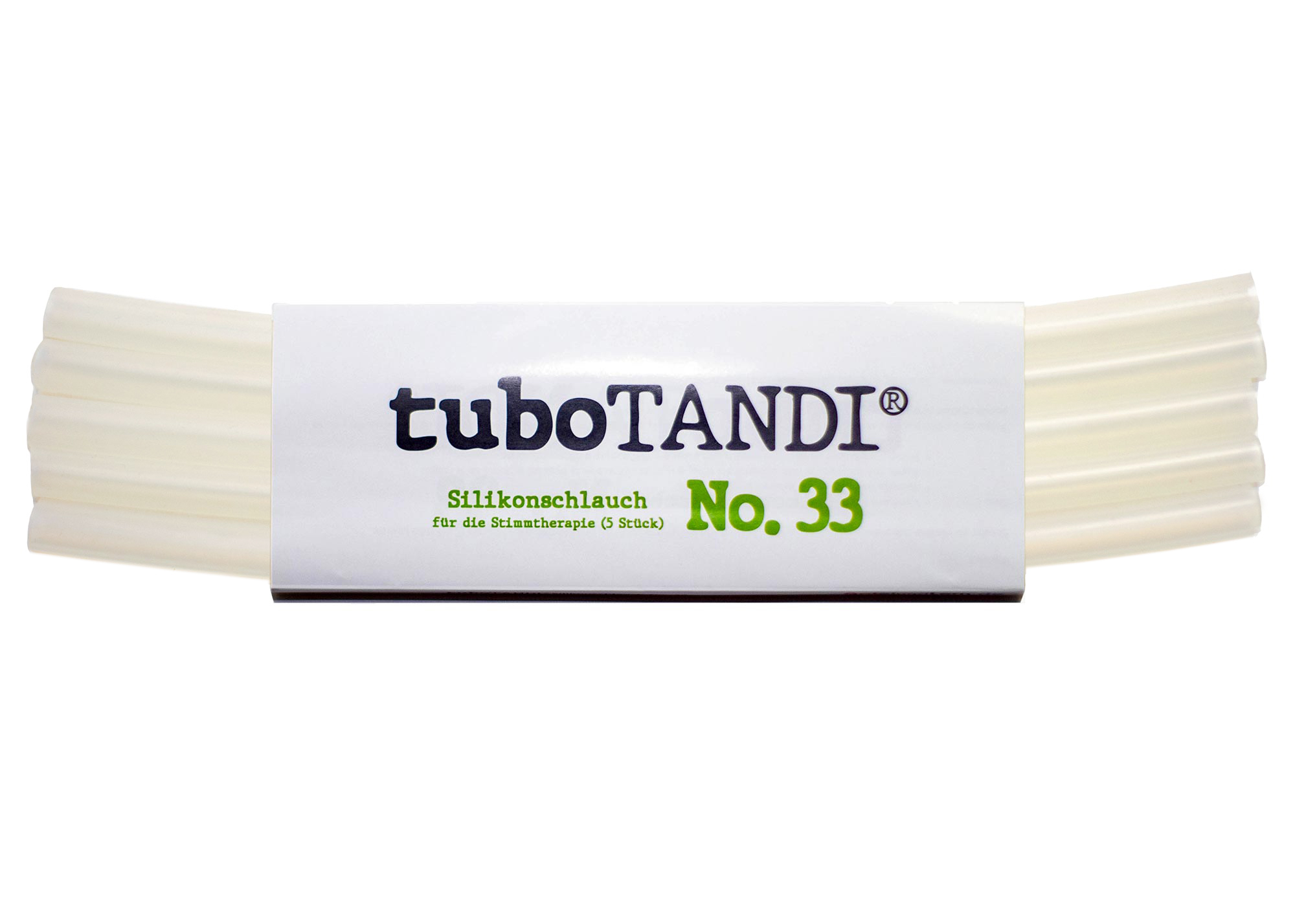 tuboTANDI Silikonschläuche für Stimmtherapie Nr. 33 ideal für therapeutische Nutzung