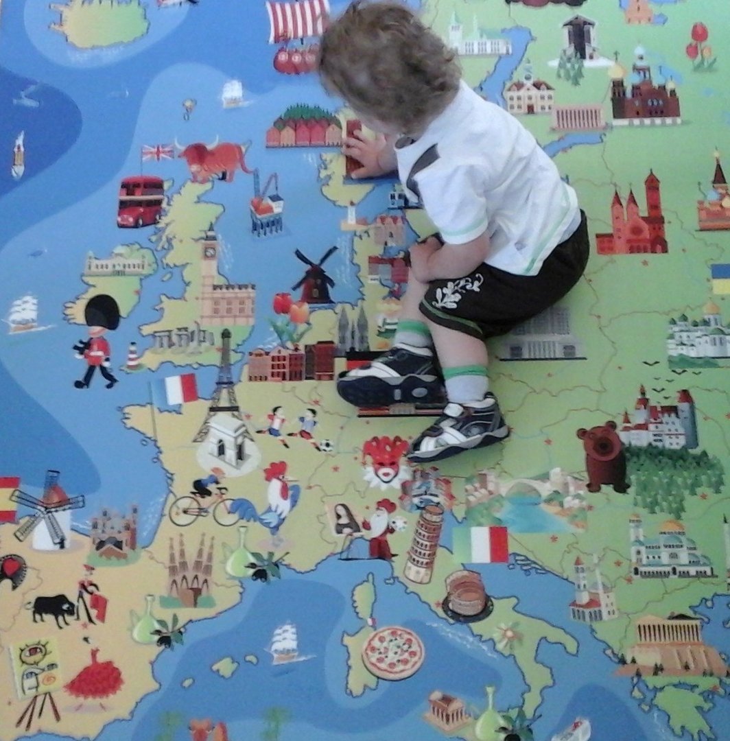 Kinderteppich Europa