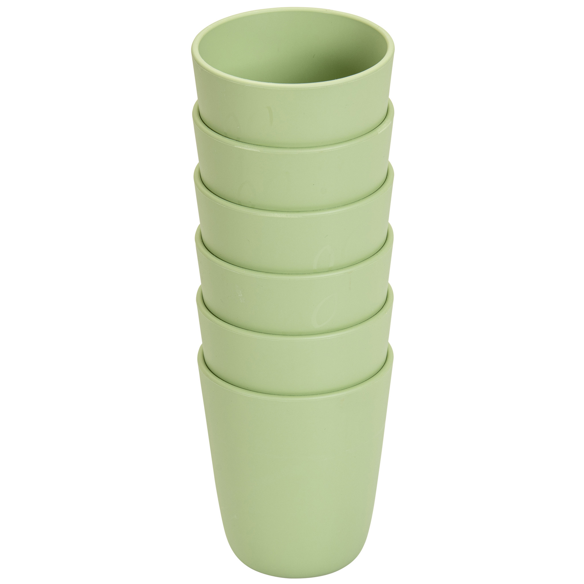 treeNside Becher, 200 ml, 6er-Set blassgrün