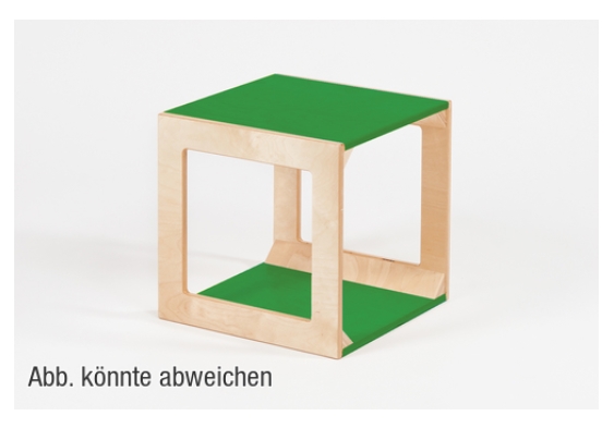 Spiel- und Krabbelwürfel einfach grün