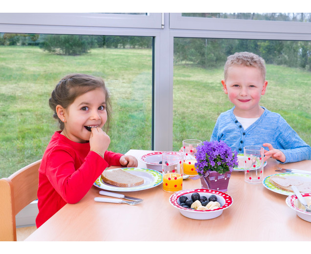 Kindergartengeschirr-Set, 60-teilig