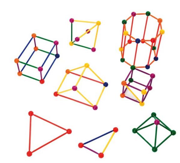 Geometrie-Steckbaukasten, 3-14 Jahre