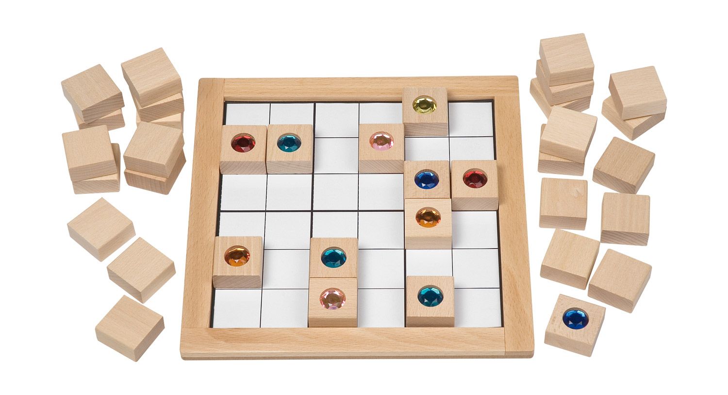 Sudoky 6 x 6, 4er Set, Logikspiel, ab 4 Jahre