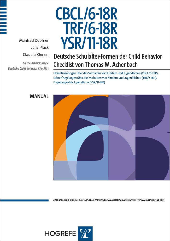 CBCL/6-18R, TRF/6-18R, YSR/11-18R, Test komplett