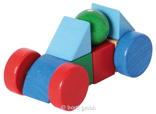 Konstruktionsspiel Magnetic Blocks, 33 Magnetbausteine, ab 3 Jahre