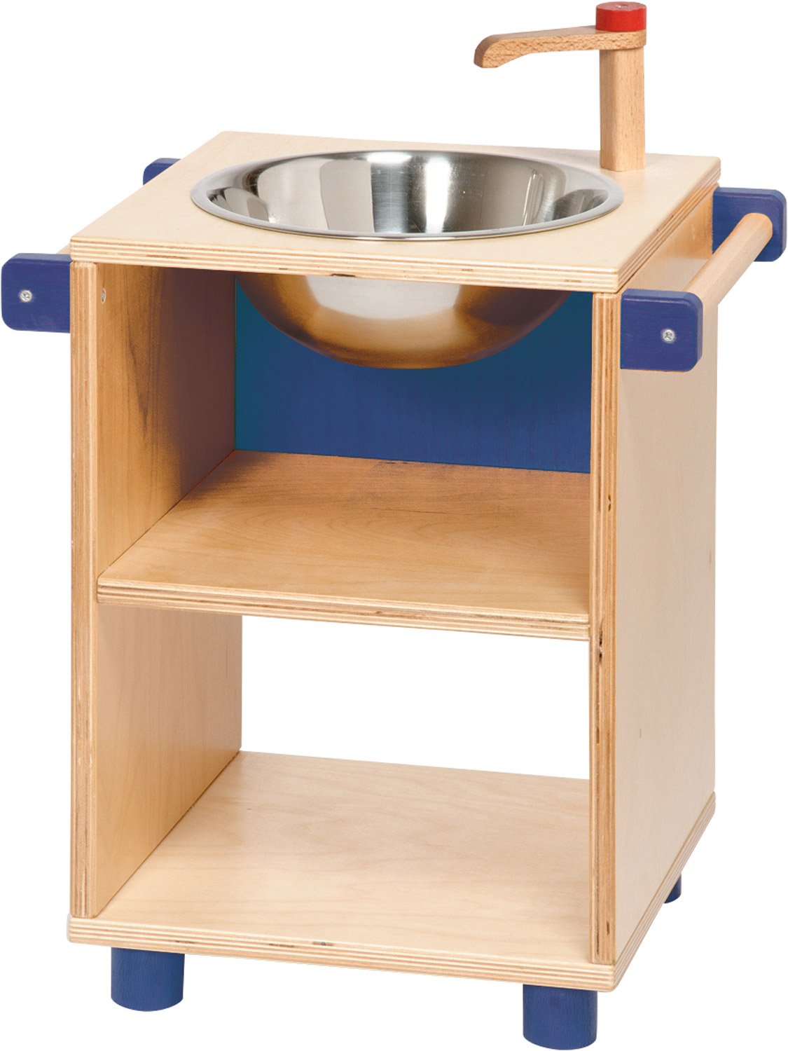 Krippenspielmöbel Spültisch blau
