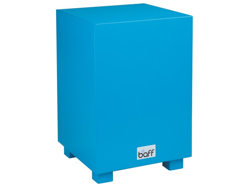 Kinderhocker mit Trommelfunktion, blau, Sitzhöhe 38cm, 5-9 Jahre