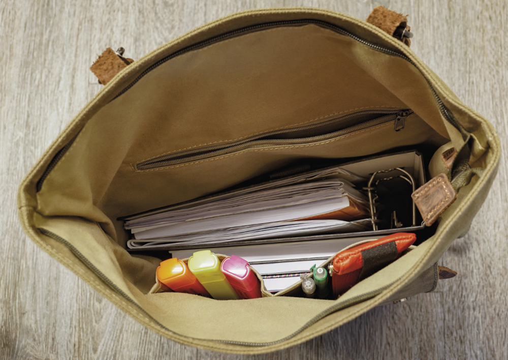 TimeTEX Lehrer-Rucksack Sacci Trend, olivegrün