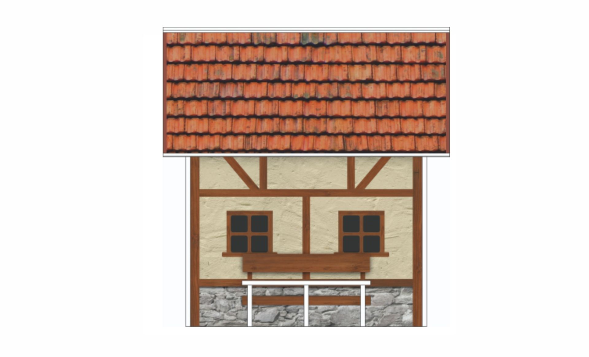 Schallschutz Spielhaus Bauernhaus "Stefanshof", B1-zertifiziert, 173 x 163 x 156 cm