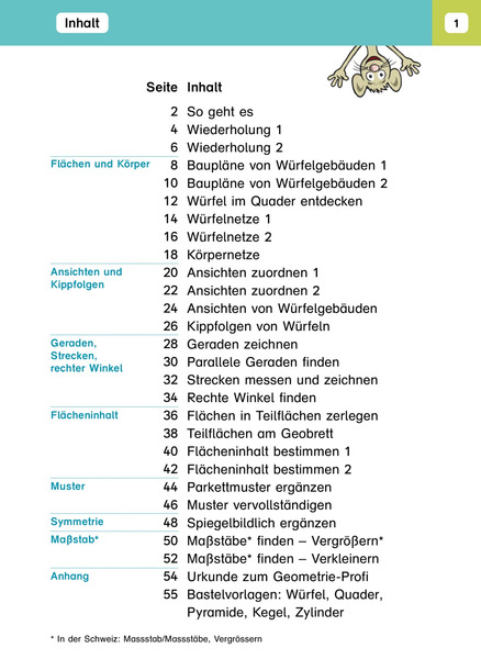 Mein Lernheft Geometrie 3. Schuljahr