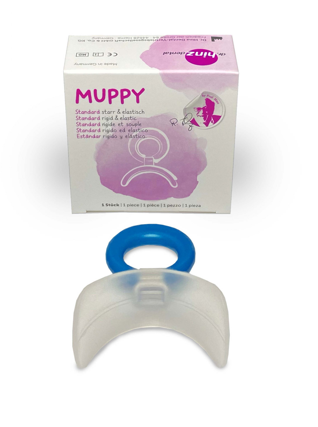 MUPPY Standard II, Mundvorhofplatte, transparent/elastisch, 93302