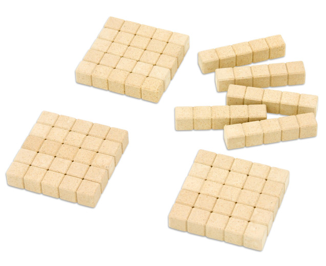 Dienes Fünferstangen 20 Systemblöcke Matinko ReWOOD® natur