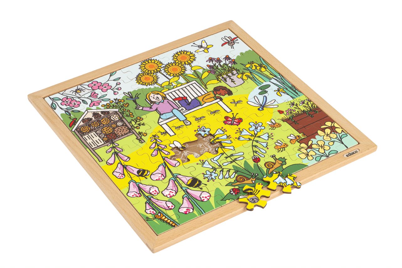 Puzzle Natur & Klima - Garten für Insekten