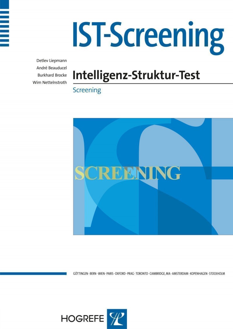 IST-Screening - Intelligenz-Struktur-Test, ab 15 Jahre