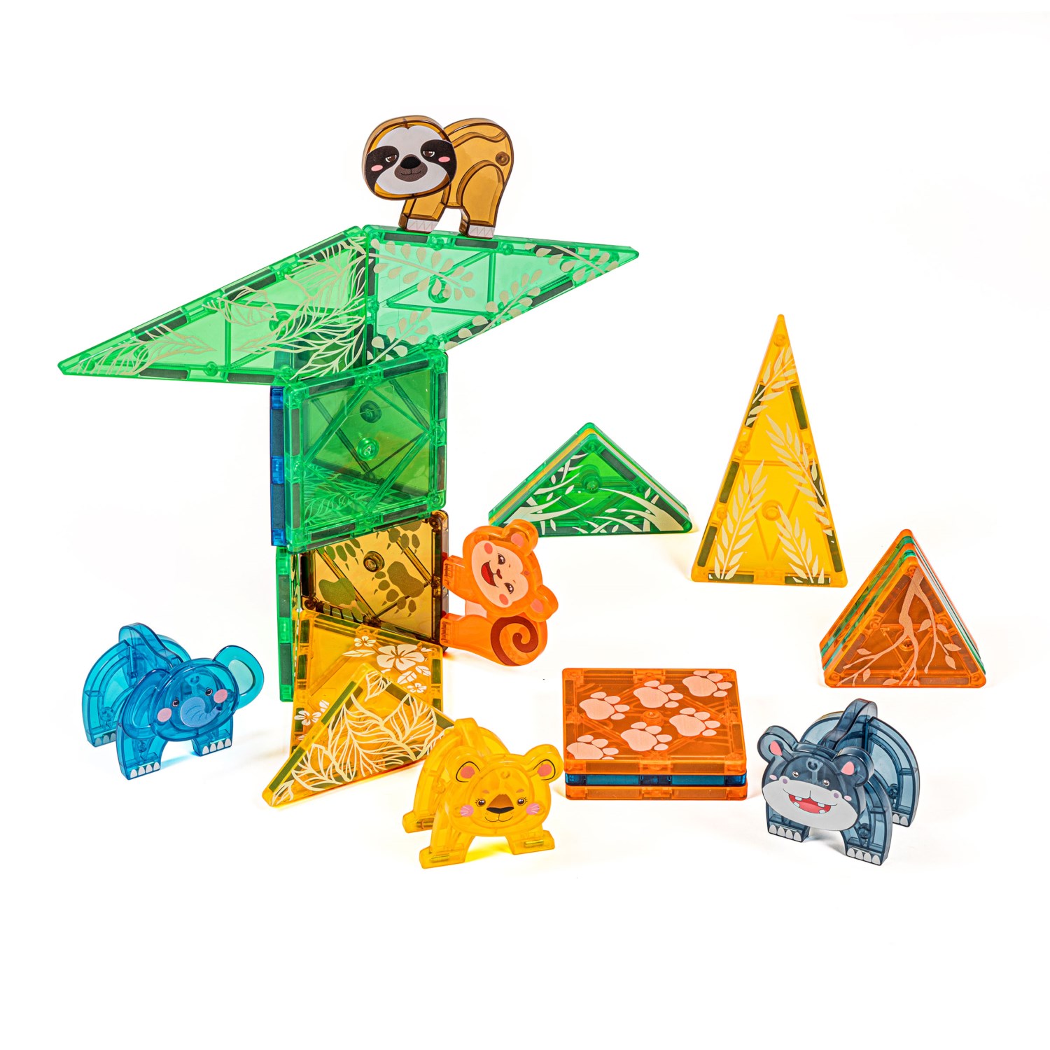 MagGenius Magnetic Building Blocks Safari, 38 Teile