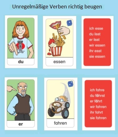 Deutsch Lernen: Ich lese - du liest - Unregelmäßige Verben beugen