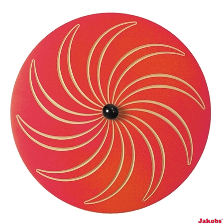 Wandkreisel-Set Spirale/Welle, je Ø 65 cm, inkl. einer Wandhalterung