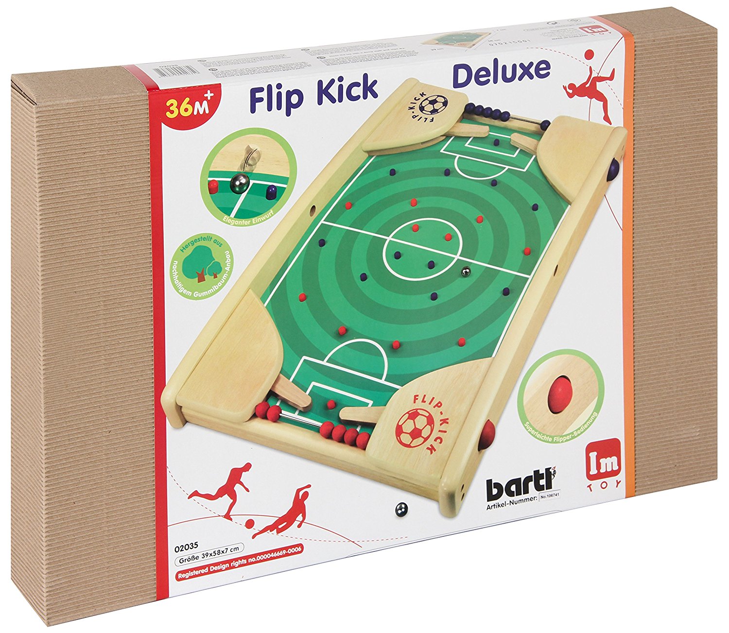 Flip Kick Deluxe 58x40x8cm (Größe ca. A2)