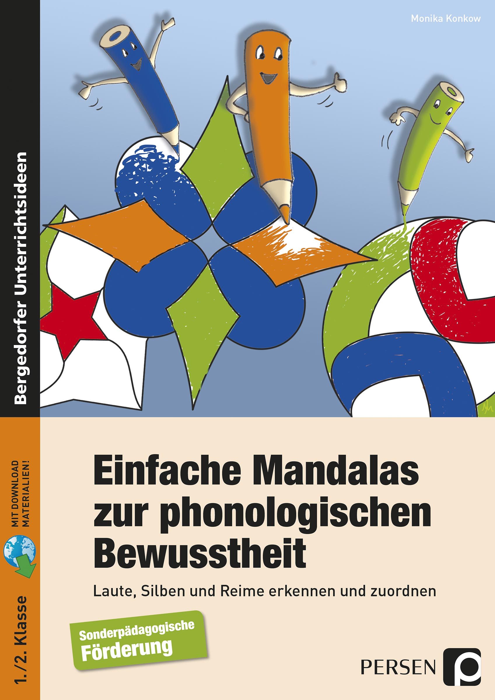 Einfache Mandalas zur phonologischen Bewusstheit, Broschüre, 1.-2. Klasse