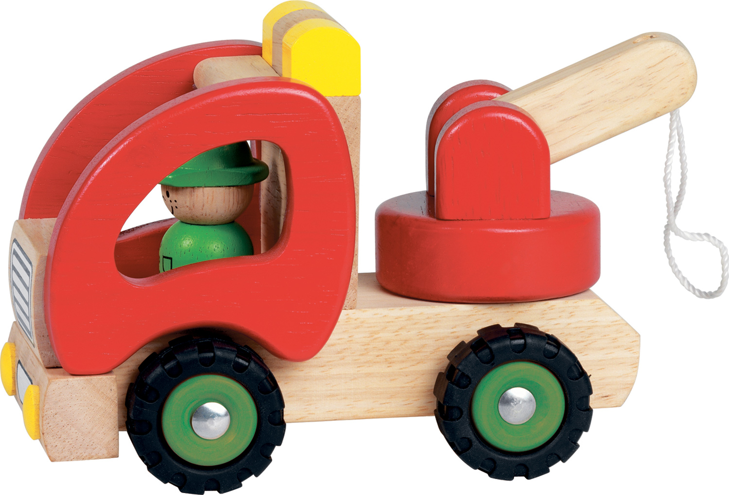Abschleppwagen, Holzspielzeug, ab 2 Jahre