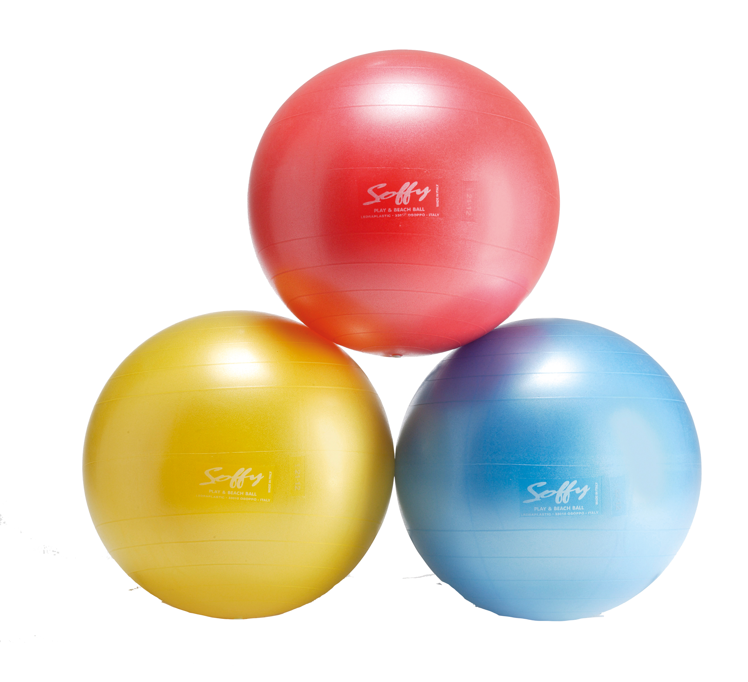 Gymnic Soffy Play und Beach Ball, Ø 45 cm FARBLICH SORTIERT