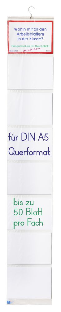 Hängetasche: A5 Querformat mit Metallbügel