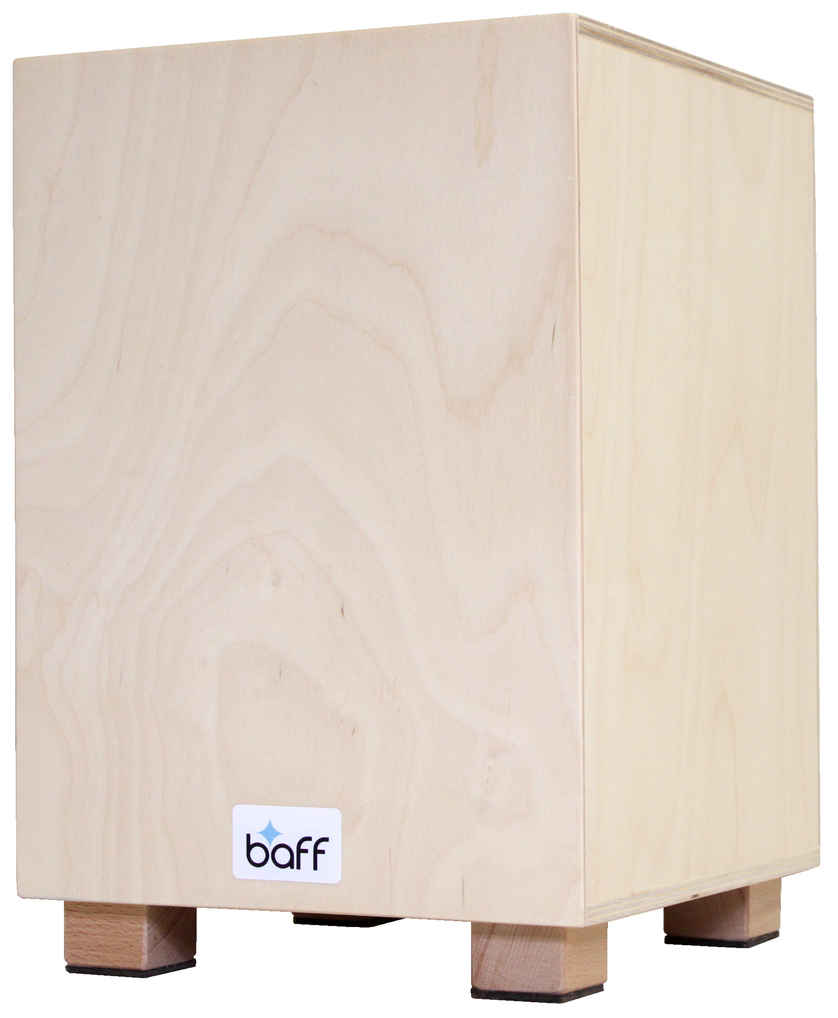 Kindercajon, Kinderhocker mit Trommelfunktion, Birke natur, Sitzhöhe 38cm