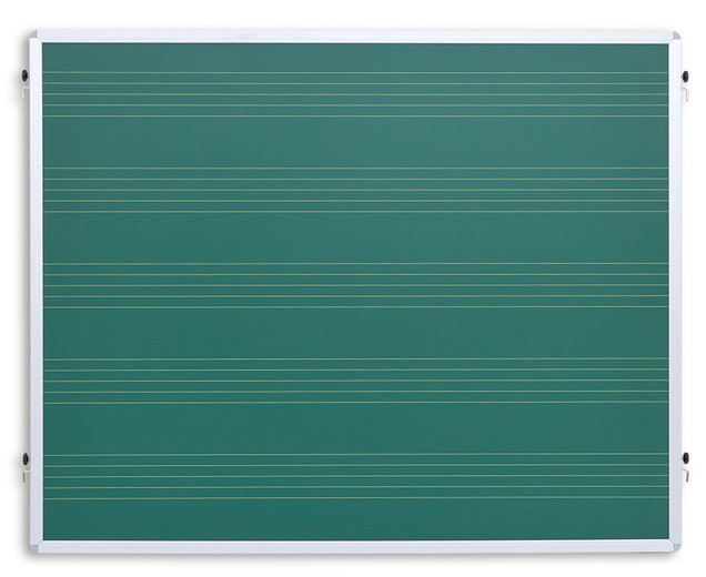 Notentafel mit beidseitigem Notensystem